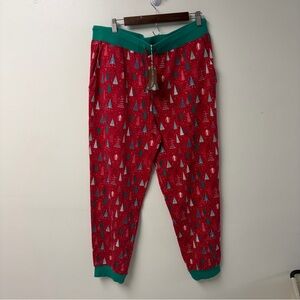 Matilda Jane NWT Christmas Tree Jogger Pajama‎ Pants Size XL